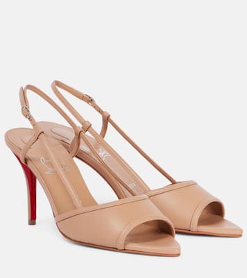 Miss Z 80 patent leather slingback pumps | Christian Louboutin