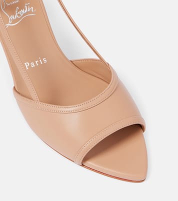 Miss Z 80 patent leather slingback pumps | Christian Louboutin