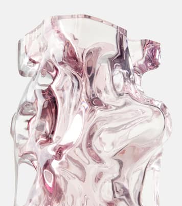 Vase Ice en verre par Norman Trapman | Polspotten