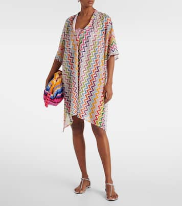 Kaftan aus Häkelstrick | Missoni