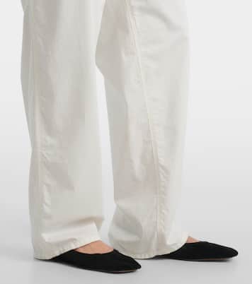 Pantaloni Sharka in cotone e cashmere | The Row