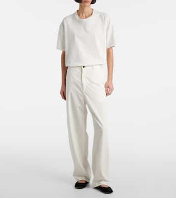 Pantaloni Sharka in cotone e cashmere | The Row