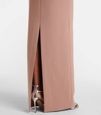 Robe longue Floris à encolure bardot | Solace London