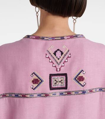 Robe Zayana en soie à sequins | Isabel Marant