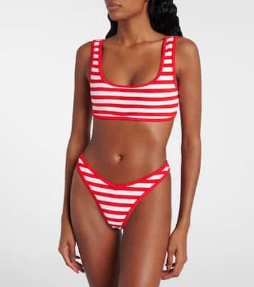 Bikini-Oberteil Rounded Edges aus Frottee | Jade Swim