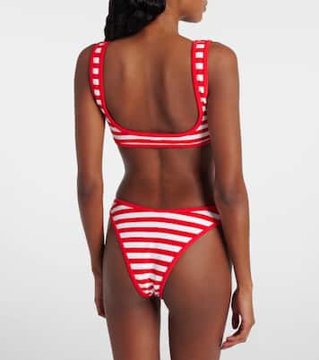 Bikini-Oberteil Rounded Edges aus Frottee | Jade Swim