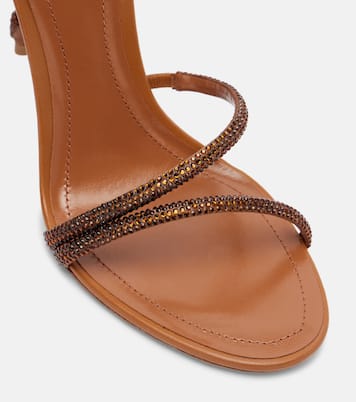 Sandalen Margot aus Satin mit Kristallen  | Rene Caovilla