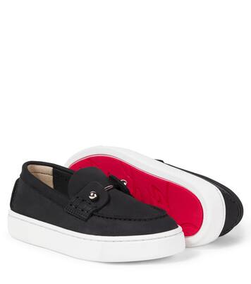 Chambelikid suede loafers | Christian Louboutin Kids