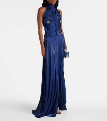 Robe aus Georgette | Costarellos