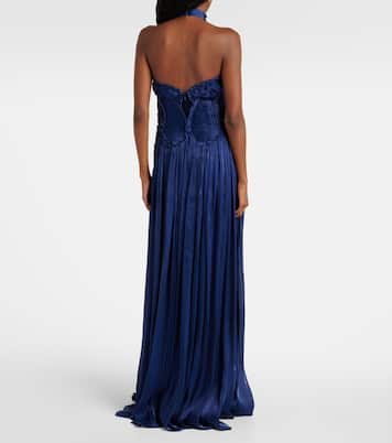 Robe aus Georgette | Costarellos