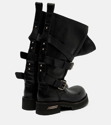 Venom leather combat boots | Balenciaga
