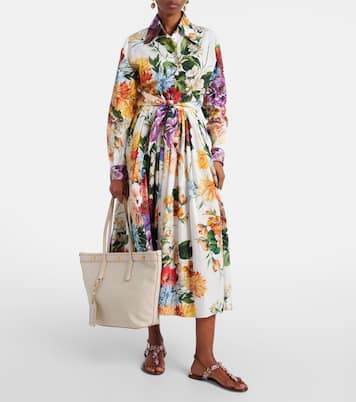 Canvas and leather tote bag | Dolce&Gabbana