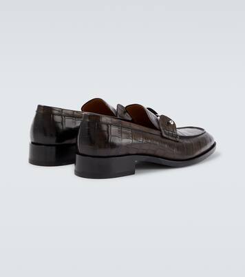 Chambelimoc croc-effect leather loafers | Christian Louboutin
