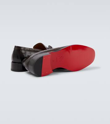 Chambelimoc croc-effect leather loafers | Christian Louboutin