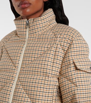 Keros checked quilted down jacket | Moncler