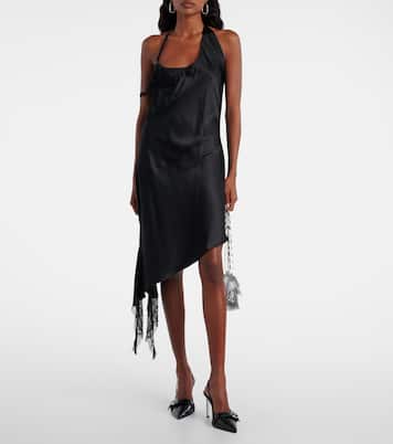 Robe Unhabillered en satin et dentelle | Courrèges