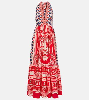 Robe longue Rinse & Roar en coton | Camilla