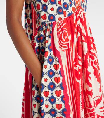 Robe longue Rinse & Roar en coton | Camilla