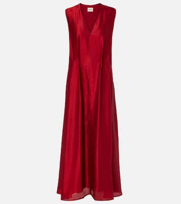 Robe longue Syd en satin | Khaite