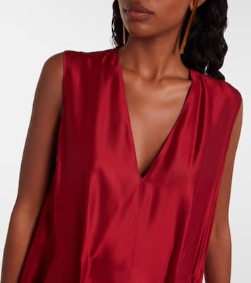 Robe longue Syd en satin | Khaite