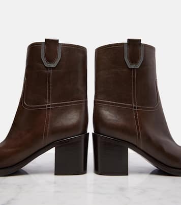Leather ankle boots | Brunello Cucinelli