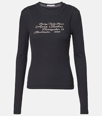 Longsleeve aus einem Baumwollgemisch | Acne Studios