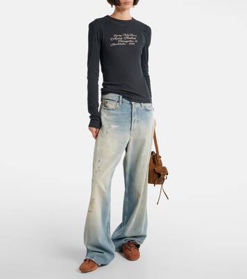 Longsleeve aus einem Baumwollgemisch | Acne Studios