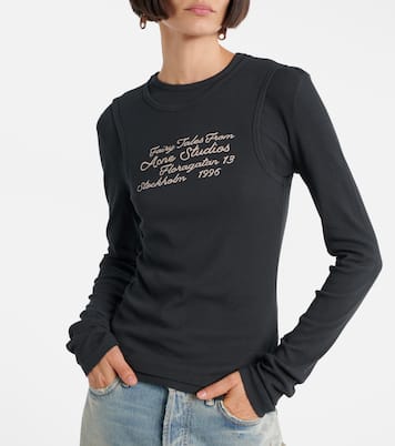 Longsleeve aus einem Baumwollgemisch | Acne Studios