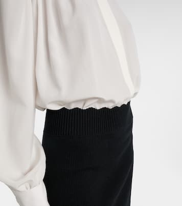 Minirock aus Wolle und Kaschmir | Chloé