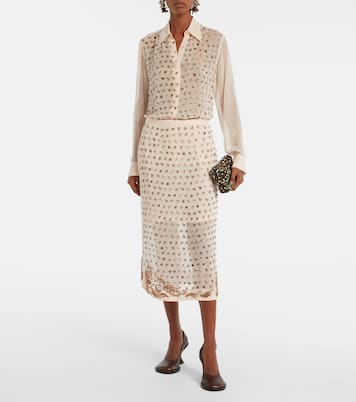 Verzierter Midirock | Dries Van Noten