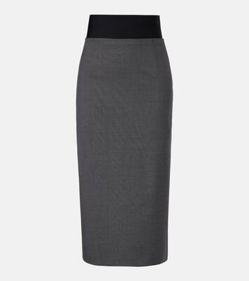 Jupe crayon Finire en laine vierge | Sportmax