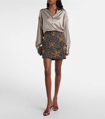 Minirock Minna mit Pailletten | Rixo