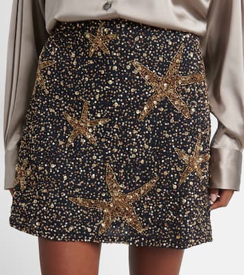 Minirock Minna mit Pailletten | Rixo