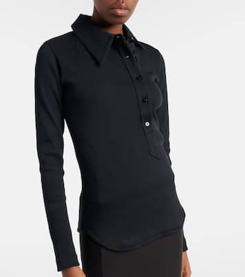 罗纹针织棉质上衣 | The Attico