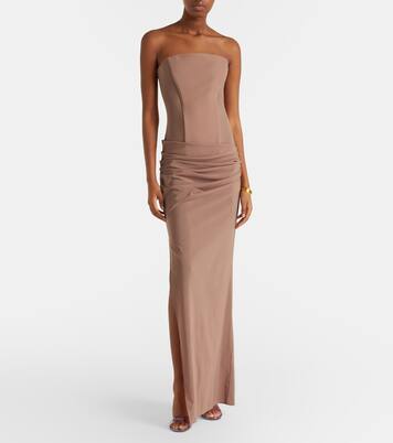 Robe bustier longue | Alex Perry