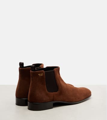 Chelsea Boots aus Veloursleder | Prada