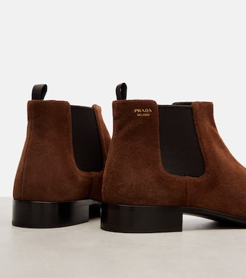 Chelsea Boots aus Veloursleder | Prada