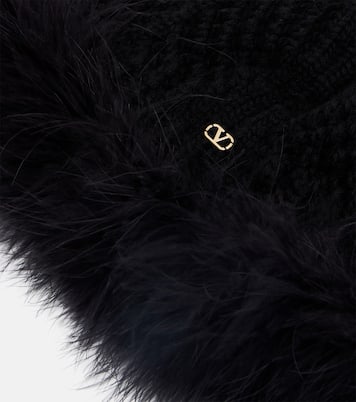 Bonnet VLogo en laine vierge | Valentino