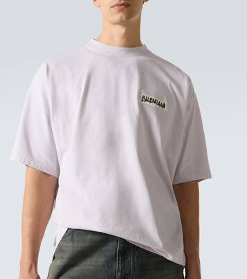 T-shirt en coton à logo  | Balenciaga
