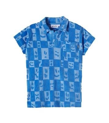 Randel cotton-blend terry polo shirt | Molo