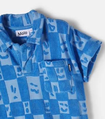 Randel cotton-blend terry polo shirt | Molo