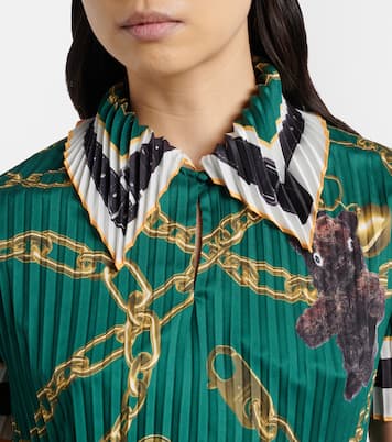 Printed pleated top | Acne Studios