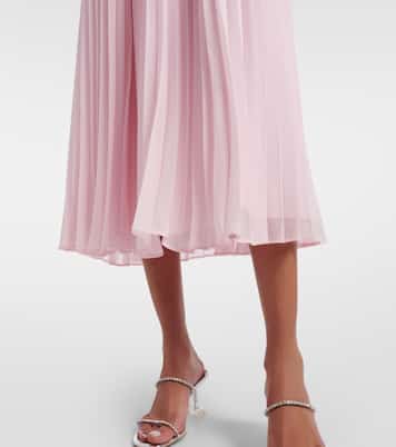 Abito midi con paillettes e cristalli | Self-Portrait