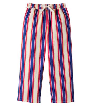 Pantalon droit Gorse rayé en coton | The New Society