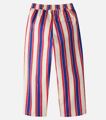 Pantalon droit Gorse rayé en coton | The New Society