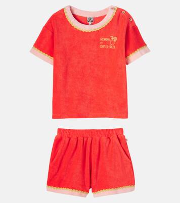 Set Livia aus T-Shirt und Shorts aus Frottee | Bonton