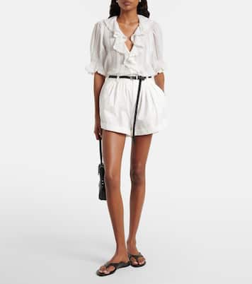 Paige cotton poplin shorts | Dôen