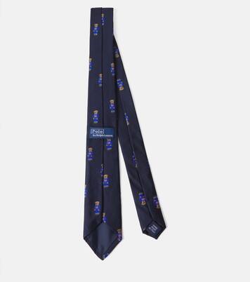 Polo Bear silk jacquard tie | Polo Ralph Lauren Kids
