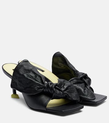 Mules Boudoir de piel con lazo | Givenchy