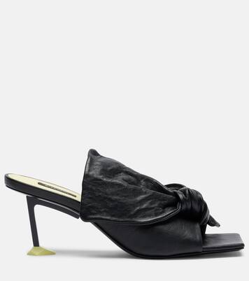Mules Boudoir de piel con lazo | Givenchy